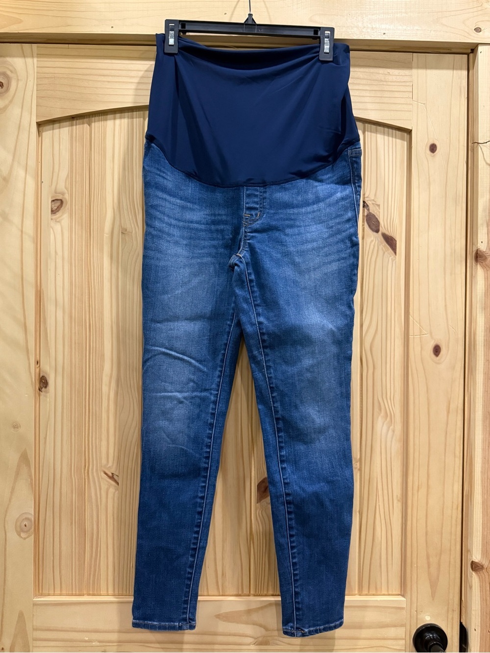 Madewell‎ Maternity Skinny Jeans Over The Belly Blue Denim Size 28